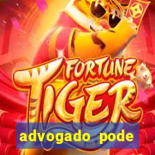 advogado pode patrocinar time de futebol